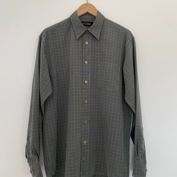Britches - Size M - Grey Button Up Shirt - Picture 3 of 7